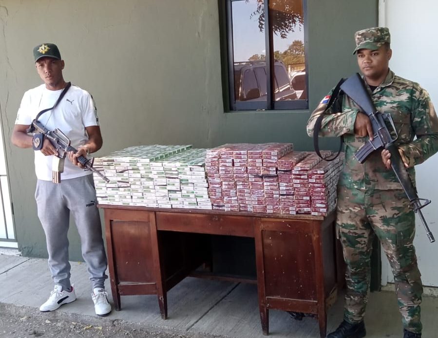 Ejército incauta 42 mil unidades de cigarrillos ilegales