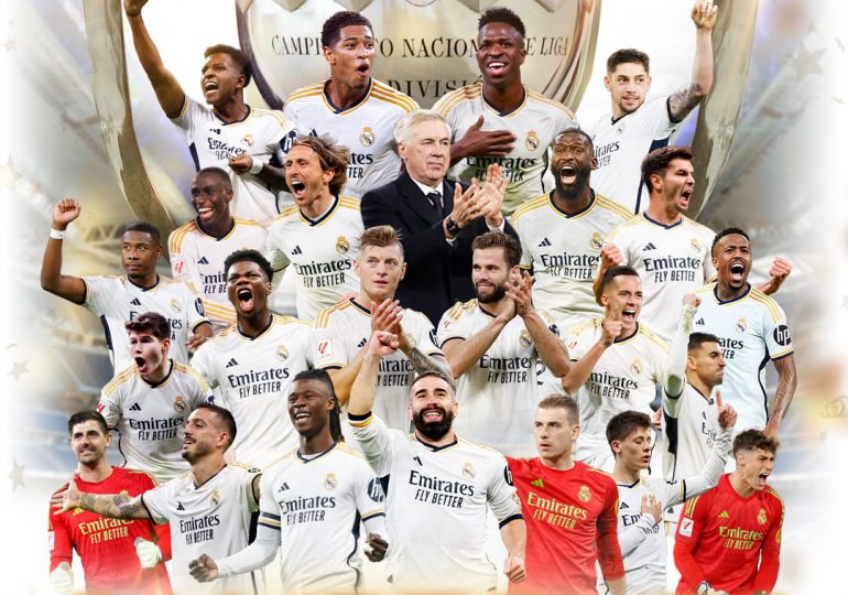 El Real Madrid se corona campeón de la Liga