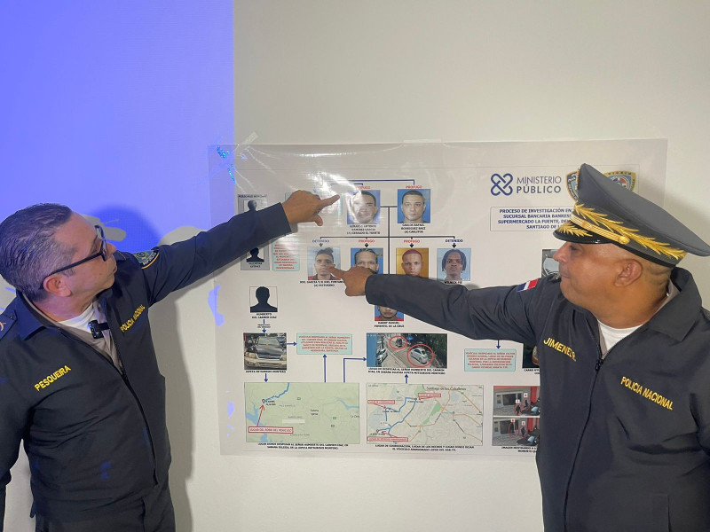 PN arresta a dos de los prófugos por el asalto a sucursal Banco de Reservas