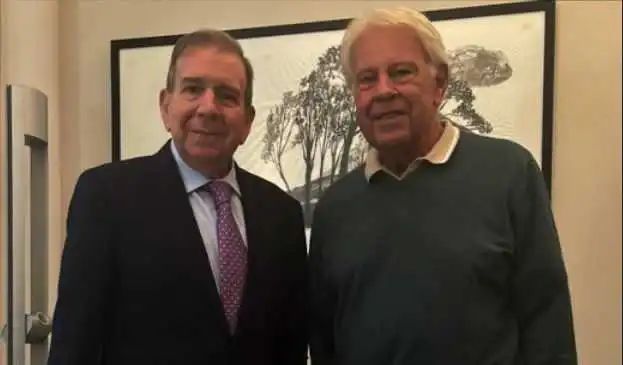 Expresidente español Felipe González le llama “presidente electo de Venezuela” a Edmundo González
