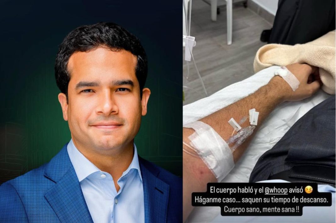 Omar Fernández recibe atención médica por agotamiento físico Omar Fernández recibe atención médica por agotamiento físico