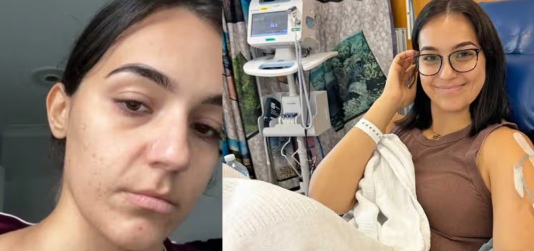 Mujer de 26 años sufrió intensa picazón y recibió un diagnóstico de cáncer Mujer de 26 años sufrió intensa picazón y recibió un diagnóstico de cáncer